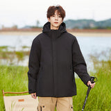 Cotton-padded Windproof Waterproof Jacket - WOMONA.COM