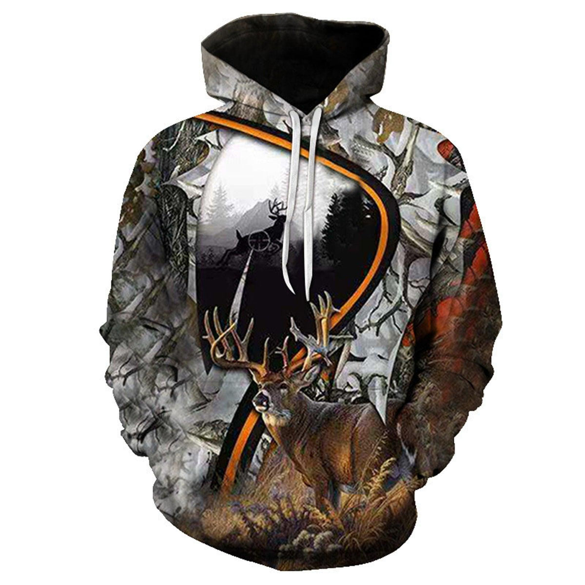 3D Digital Printing Men's Sweater Street - WOMONA.COM