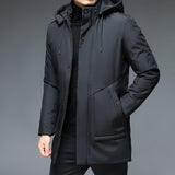 Men's Hooded Thickened Warm-keeping Cotton Clothing - WOMONA.COM