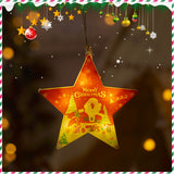 Holiday Decoration Arrangement Hanging Lights Christmas Tree - WOMONA.COM