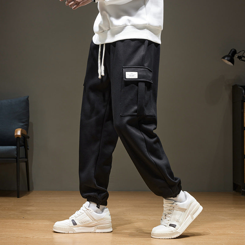 Casual Yuan A49 Plus-sized Price Control Sports Pants Knitted