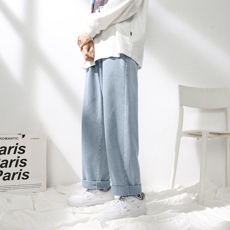 Men's Jeans Sports Straight Loose - WOMONA.COM