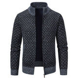 Thickened Sweater Coat Stand-up Collar - WOMONA.COM