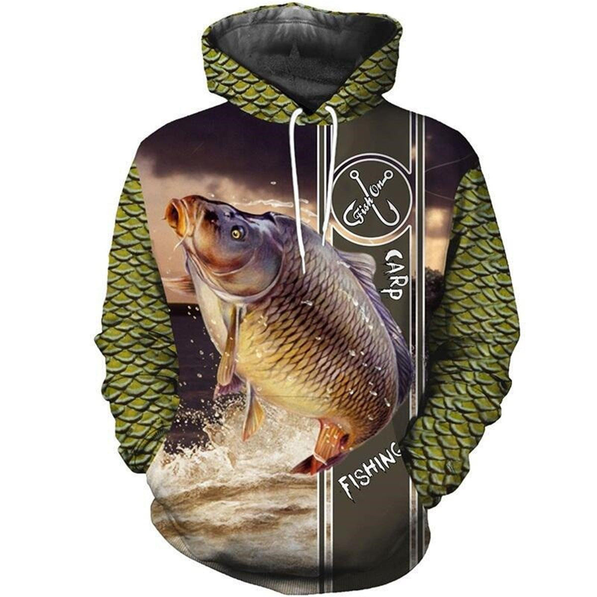 3D Digital Printing Men's Sweater Street - WOMONA.COM