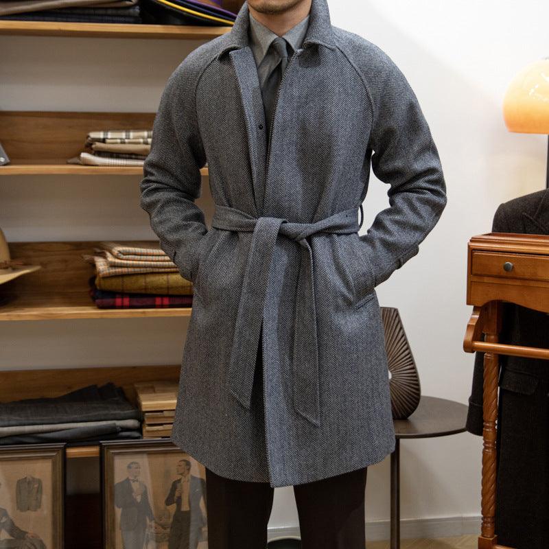 Japanese Leisure Mid-length Coat - WOMONA.COM