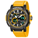 Double Display Waterproof Luminous Sports Electronic Watch - WOMONA.COM