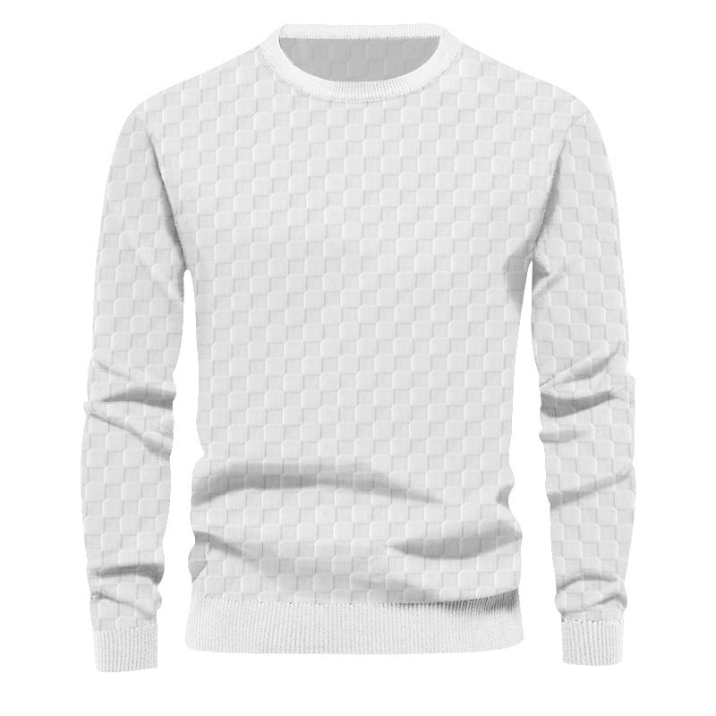 Crew Neck Casual Base Long Sleeve Shirt - WOMONA.COM