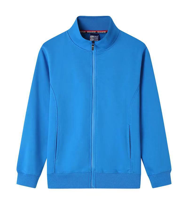 Cotton Stand Collar Terry Sweater Thin Long Sleeve Casual Cardigan Coat - WOMONA.COM