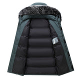 Clothing Mid-length Down Jacket - WOMONA.COM