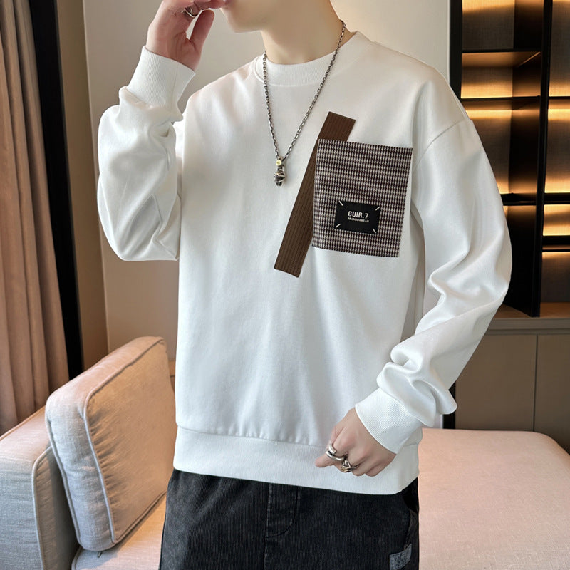 Round Neck Bottoming Shirt Ins Casual Sweatshirt Loose