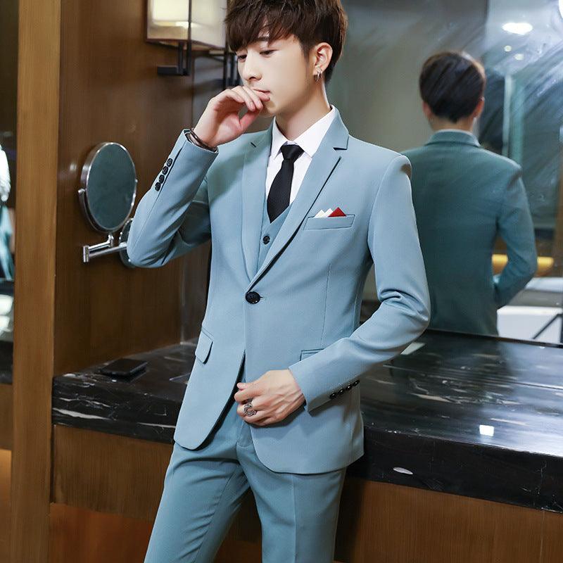 Professional Solid Color Handsome Best Man Suit