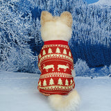 Pet Christmas Clothes Home Red Green - WOMONA.COM