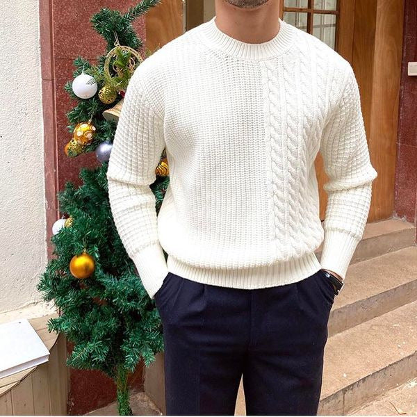 Men's Clothing Knitted Sweater Twisted String Design Sense - WOMONA.COM
