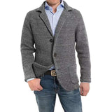 Men's Casual Knitted Cardigan Sweater - WOMONA.COM