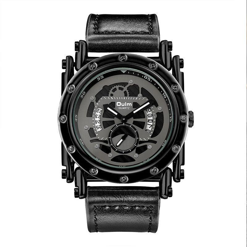 Personalized Men's Watch Calendar Luminous Belt - WOMONA.COM