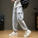 Casual Yuan A49 Plus-sized Price Control Sports Pants Knitted