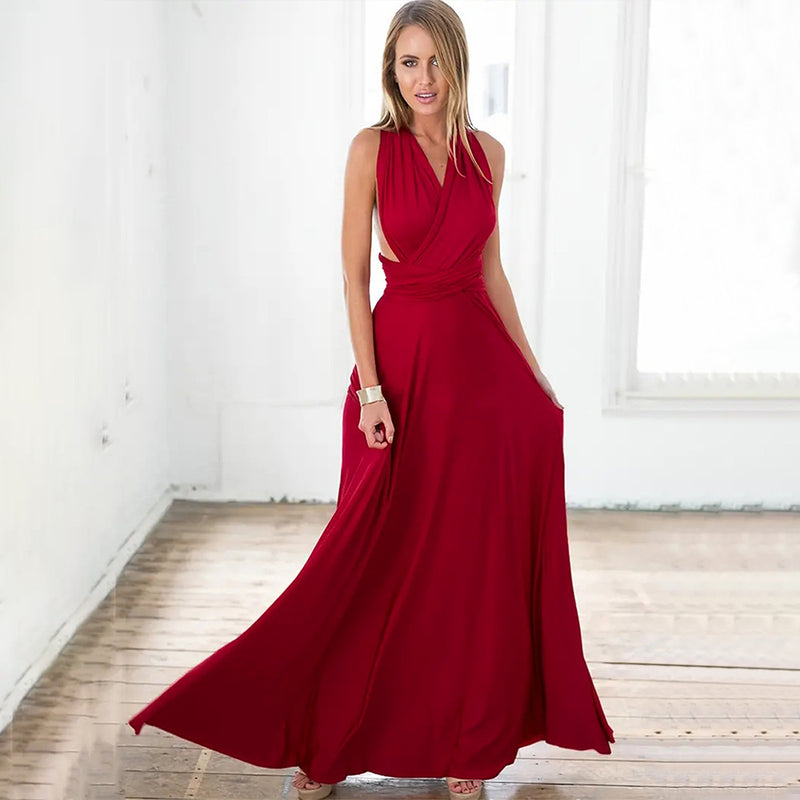 Neues Neckholder-Kleid mit Spaghettiträgern für Damen