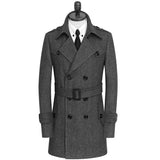 Plus Fat Plus Size Young Cashmere Coat - WOMONA.COM