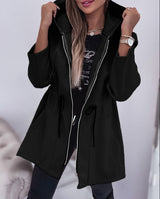 Winter Fashion Casual Hooded Coat Women's Clothing