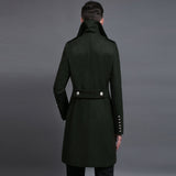 Double-row Retro Woolen Coat Man - WOMONA.COM