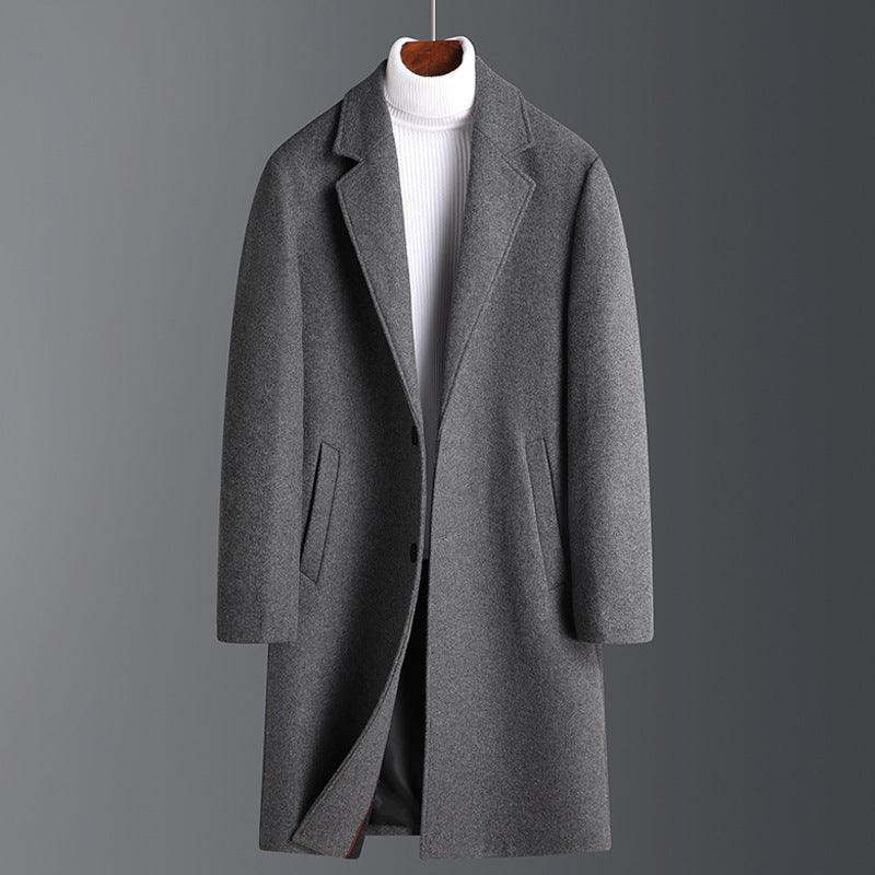 Wool Korean Style Casual Winter Thickened Velvet Woolen Coat - WOMONA.COM