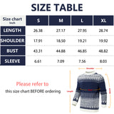 Men's Crewneck Pullover Sweater - WOMONA.COM