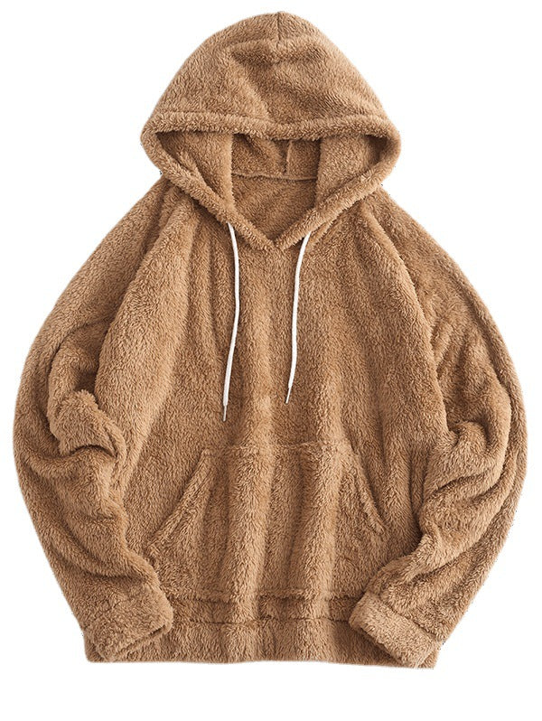 Ear Hooded Warm Fleece Sweatshirt - WOMONA.COM