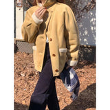 Maillard Reverse Lamb Wool Coat