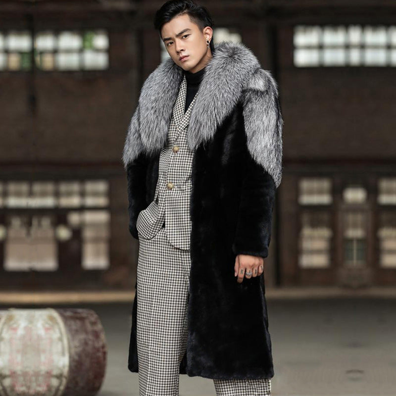 Men's Fur Jacket Mink Thermal Top - WOMONA.COM