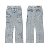 Multi-Pocket Workwear Jeans For Men And Womena - WOMONA.COM