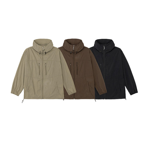 Outdoor Fishing Lightweight Casual Hooded Coat - WOMONA.COM