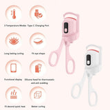 Mini Portable Electric Eyelash Curler - WOMONA.COM