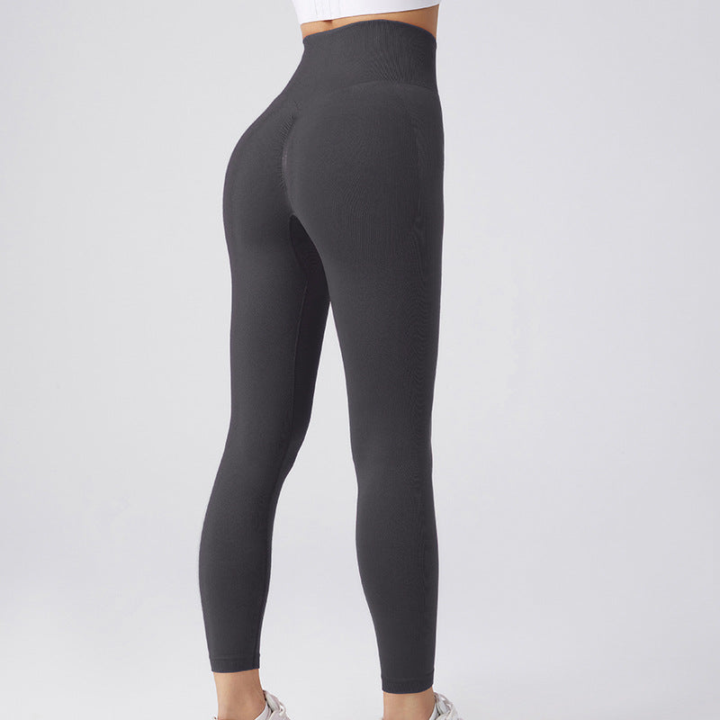 Seamless Leggings Yoga Pants Tummy Control Workout Running Yoga - WOMONA.COM