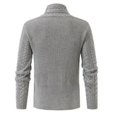 Men's Long-sleeved Knitted Top Plus Size Sweater - WOMONA.COM