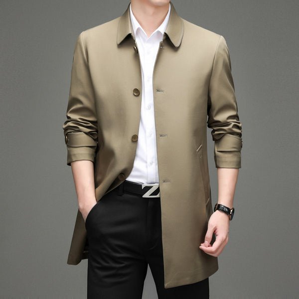 Medium Casual Mid-length Trench Coat