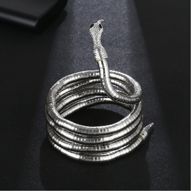 Collar Alloy Snake Bracelet Necklace - WOMONA.COM