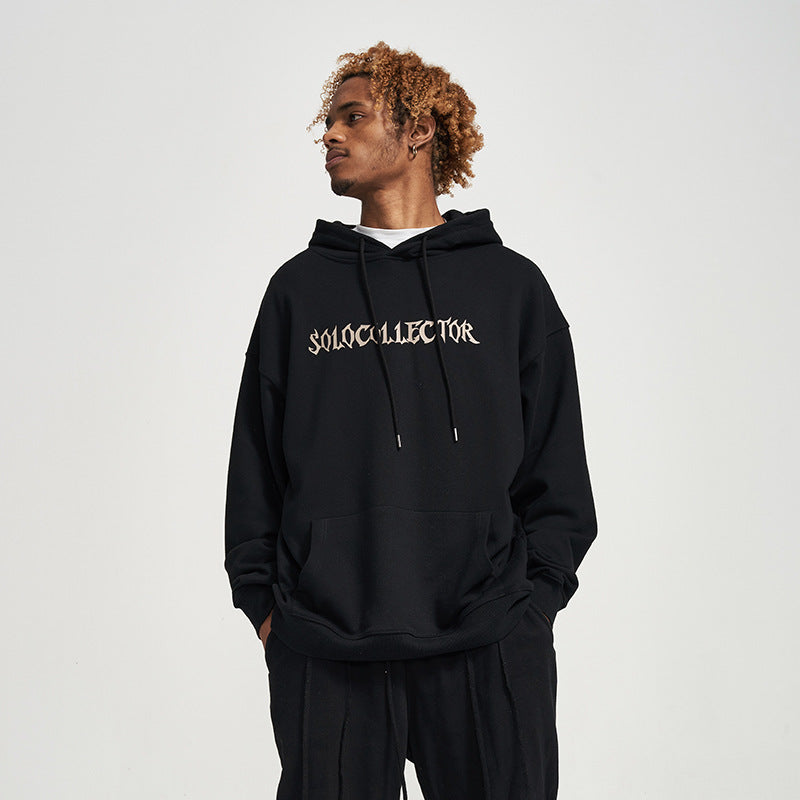 Unisex American Print Pullover Hoodie
