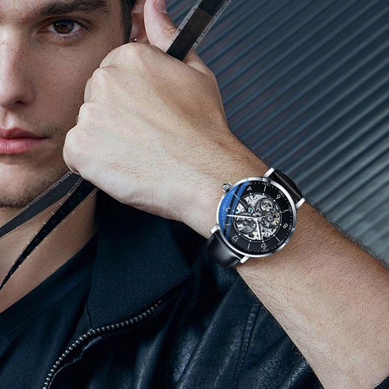 Men's Hollow Luminous Automatic Mechanical Watch - WOMONA.COM