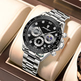 Men's Multi-functional Fashion Waterproof Quartz Watch - WOMONA.COM