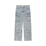 Multi-Pocket Workwear Jeans For Men And Womena - WOMONA.COM