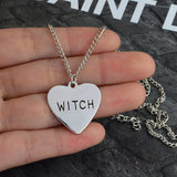 Witch Necklace Creative Love Halloween - WOMONA.COM