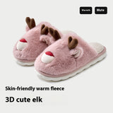 Cartoon Cotton Slippers Inner Velvet