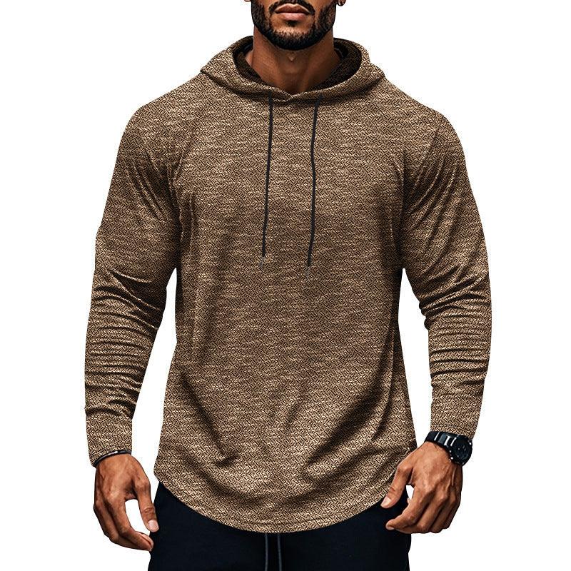 Men's Plus Size Loose Long-sleeved Hooded Sweater - WOMONA.COM