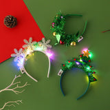 IPC Christmas Hair Band Glowing Headband Xmas Tree - WOMONA.COM