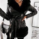 Fashion Women Leather Coats Jackets - WOMONA.COM