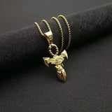 Cross Necklace Stainless Steel Pendant Necklace - WOMONA.COM