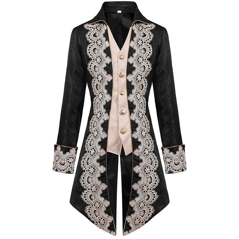 Men's Steampunk Medieval Dovetail Costume - WOMONA.COM