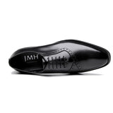 Business Carved Pointed Retro Wedding Shoes Men - WOMONA.COM