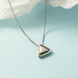 Geometric Triangle Necklace Female Niche Design Necklace - WOMONA.COM