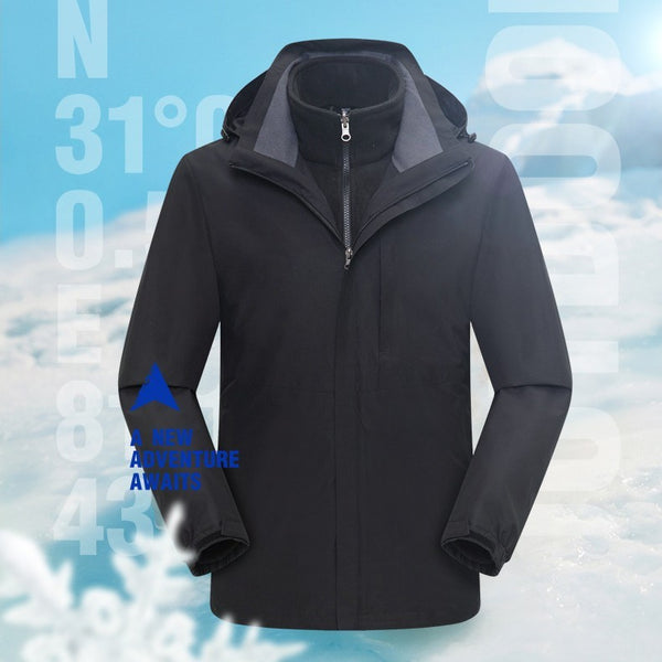 Three-in-one Outdoor Shell Jacket - WOMONA.COM